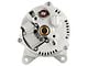 Powermaster 3G Style Large Frame V Mount Alternator with 6-Groove Pulley; 200 Amp; Natural (96-98 Mustang GT; 94-00 Mustang V6)