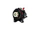 Powermaster 6G Style Large Frame V Mount Alternator with 6-Groove Clutch Pulley; 200 Amp; Black (05-10 Mustang GT)
