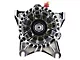 Powermaster 6G Style Small Frame V Mount Alternator with 6-Groove Pulley; 140 Amp; Chrome (99-04 Mustang GT, Cobra, Mach 1)