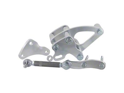 Powermaster Small Block Ford Mid-Mount Alternator Bracket; Natural (79-85 Mustang)