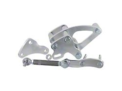 Powermaster Small Block Ford Mid-Mount Alternator Bracket; Polished (79-85 Mustang)