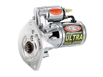 Powermaster Ultra Torque High Speed Starter; 157-Tooth; Chrome (1979 5.0L Mustang; 83-85 5.0L Mustang)