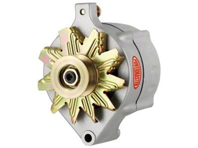 Powermaster Upgrade Alternator with 6-Groove Pulley; 150 Amp; Natural (79-93 Mustang)