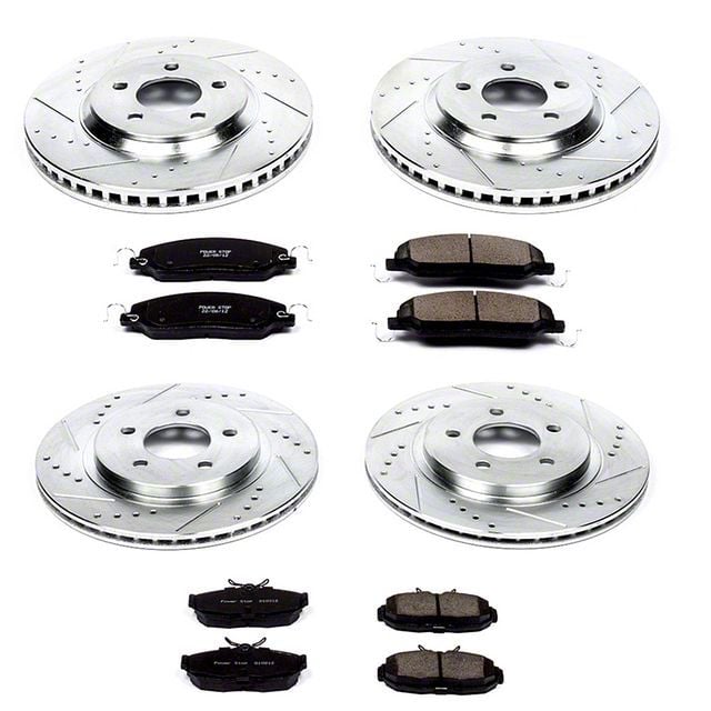 PowerStop Mustang Z23 Evolution Sport Brake Rotor and Pad Kit