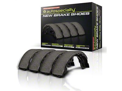 PowerStop Autospecialty Drum Brake Shoes; Rear (93-97 Camaro w/ Rear Drum Brakes)