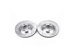 PowerStop Evolution Cross-Drilled and Slotted Rotors; Front Pair (98-02 Camaro)
