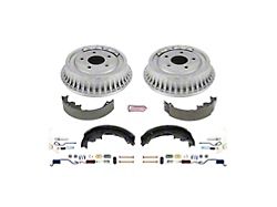 PowerStop OE Replacement Brake Drum and Pad Kit; Rear (93-97 Camaro w/ Rear Drum Brakes)