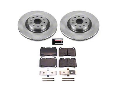 PowerStop OE Replacement Brake Rotor and Pad Kit; Front (2021 Camaro LT1)