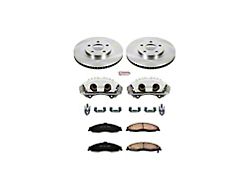 PowerStop OE Replacement Brake Rotor, Pad and Caliper Kit; Front (98-02 Camaro)