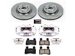 PowerStop Z17 Stock Replacement Brake Rotor, Ceramic Pad and Caliper Kit; Front (10-15 Camaro SS)