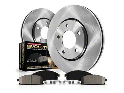 PowerStop OE Replacement Brake Rotor and Pad Kit; Front (1993 Camaro)