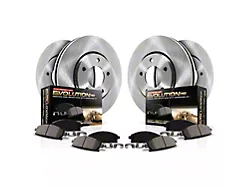 PowerStop OE Replacement Brake Rotor and Pad Kit; Front and Rear (94-97 Camaro w/ Rear Disc Brakes)