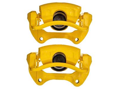 PowerStop Performance Front Brake Calipers; Yellow (10-15 Camaro LS, LT)