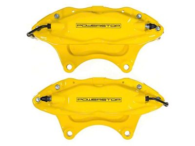 PowerStop Performance Front Brake Calipers; Yellow (10-15 Camaro SS)