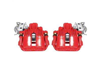 PowerStop Performance Rear Brake Calipers; Red (93-97 Camaro w/ Rear Disc Brakes)