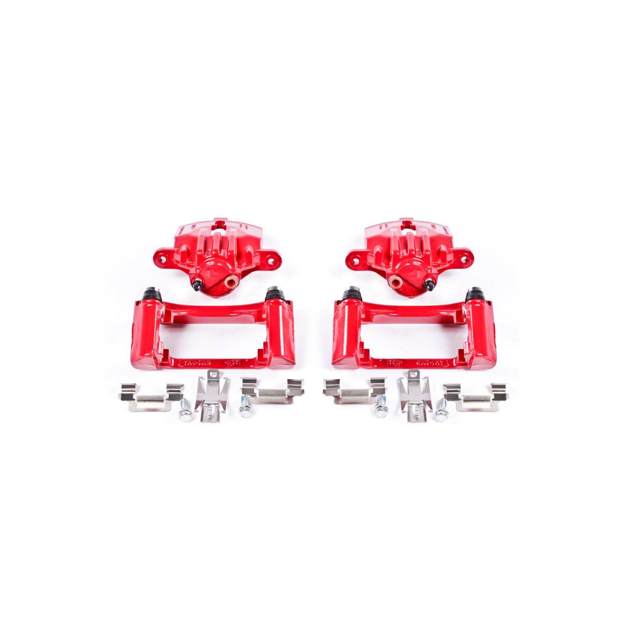 PowerStop Camaro Performance Rear Brake Calipers; Red S4696