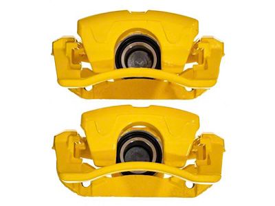 PowerStop Performance Rear Brake Calipers; Yellow (10-15 Camaro LS, LT)
