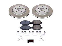 PowerStop Semi-Coated Rotor and Pad Kit; Rear (16-24 Camaro LS, LT, LT1)
