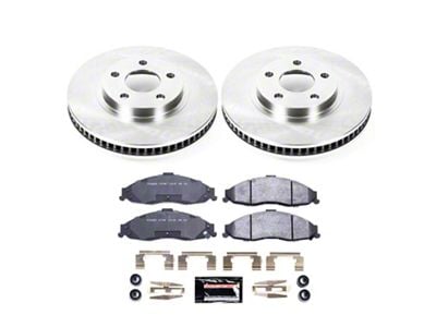PowerStop Track Day Brake Rotor and Pad Kit; Front (98-02 Camaro)