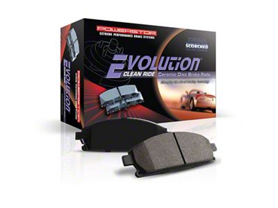 PowerStop Z16 Evolution Clean Ride Ceramic Brake Pads; Rear Pair (93-97 Camaro w/ Rear Disc Brakes)