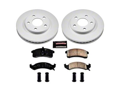 PowerStop Z17 Evolution Plus Brake Rotor and Pad Kit; Front (1993 Camaro)