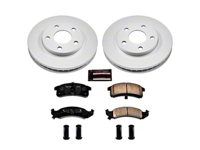 PowerStop Z17 Evolution Plus Brake Rotor and Pad Kit; Front (94-97 Camaro)