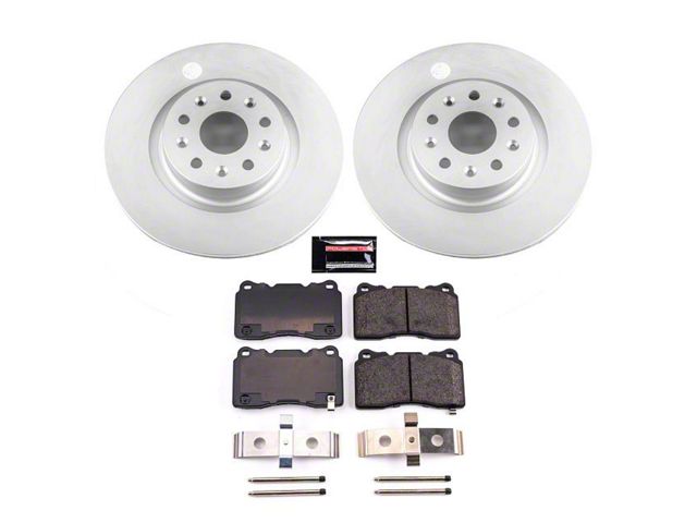 PowerStop Z17 Evolution Plus Brake Rotor and Pad Kit; Front (21-24 Camaro LT1)