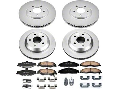 PowerStop Z17 Evolution Plus Brake Rotor and Pad Kit; Front and Rear (98-02 Camaro)