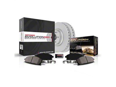 PowerStop Z17 Evolution Plus Brake Rotor and Pad Kit; Rear (93-97 Camaro w/ Rear Disc Brakes)