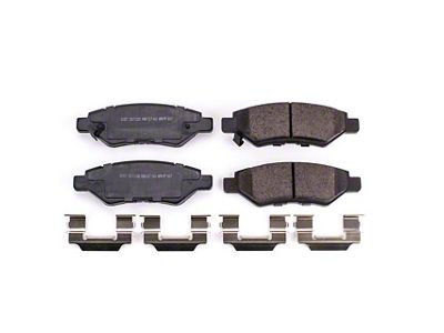 PowerStop Z17 Evolution Plus Clean Ride Ceramic Brake Pads; Rear Pair (10-15 Camaro LS, LT)