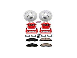 PowerStop Z23 Evolution Brake Rotor, Pad and Caliper Kit; Front (98-02 Camaro)