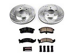 PowerStop Z23 Evolution Sport Brake Rotor and Pad Kit; Front (94-97 Camaro)