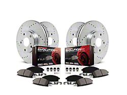 PowerStop Z23 Evolution Sport Brake Rotor and Pad Kit; Front and Rear (98-02 Camaro)