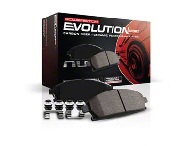 PowerStop Z23 Evolution Sport Carbon-Fiber Ceramic Brake Pads; Front Pair (1993 Camaro)