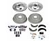 PowerStop Z26 Street Warrior Brake Rotor, Drum and Pad Kit; Front and Rear (94-97 Camaro w/ Rear Drum Brakes)