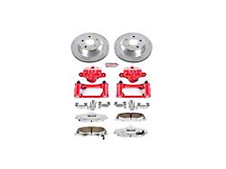 PowerStop Z26 Street Warrior Brake Rotor, Pad and Caliper Kit; Rear (98-02 Camaro)