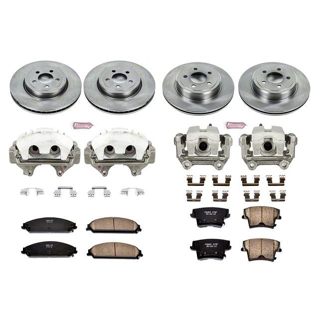 PowerStop Challenger OE Replacement Brake Rotor, Pad and Caliper Kit