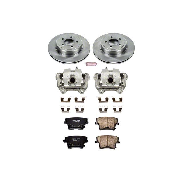 PowerStop Challenger OE Replacement Brake Rotor, Pad and Caliper Kit