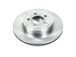 PowerStop OE Stock Replacement Rotor; Rear (09-23 Challenger GT, R/T, Rallye Redline, SXT & T/A w/ Dual Piston Front Calipers & Vented Rear Rotors; 2011 Challenger SE w/ Dual Piston Front Calipers & Vented Rear Rotors)