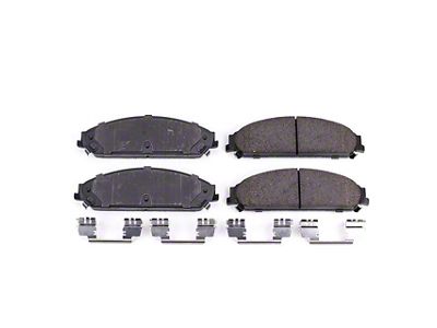 PowerStop Z17 Evolution Plus Clean Ride Ceramic Brake Pads; Front Pair (09-23 Challenger GT, R/T, Rallye Redline, SXT & T/A w/ Dual Piston Front Calipers; 2011 Challenger SE w/ Dual Piston Front Calipers)