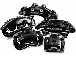 PowerStop Performance Front Brake Calipers; Black (12-14 Charger Pursuit; 12-20 Charger AWD SXT, Daytona, GT & R/T w/ Dual Piston Front Calipers; 12-13 5.7L HEMI Charger SE; 13-17 AWD Charger SE w/ Dual Piston Front Calipers)