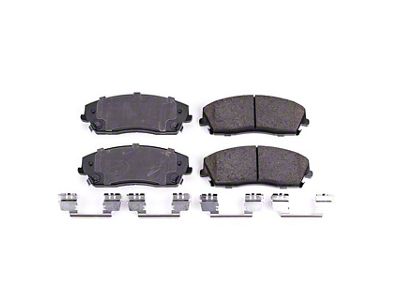 PowerStop Z17 Evolution Plus Clean Ride Ceramic Brake Pads; Front Pair (06-23 RWD V6 Charger w/ Single Piston Front Calipers)