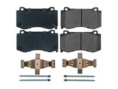 PowerStop Z17 Evolution Plus Clean Ride Ceramic Brake Pads; Front Pair (06-14 Charger SRT8; 15-23 Charger GT, R/T 392, Scat Pack w/ 4-Piston Front Calipers)