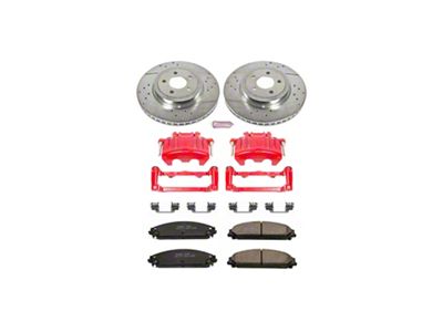PowerStop Z23 Evolution Sport Brake Rotor, Pad and Caliper Kit; Front (06-11 Charger AWD SXT, Daytona R/T, R/T & SE w/ Dual Piston Front Calipers; 2011 5.7L HEMI Charger SE)