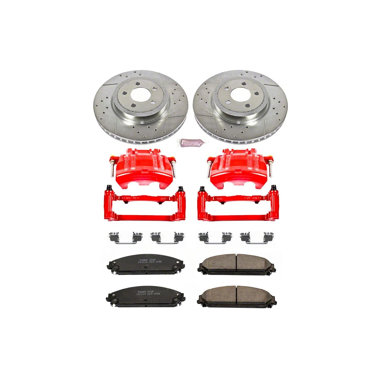 PowerStop Charger Z23 Evolution Sport Brake Rotor, Pad and Caliper Kit