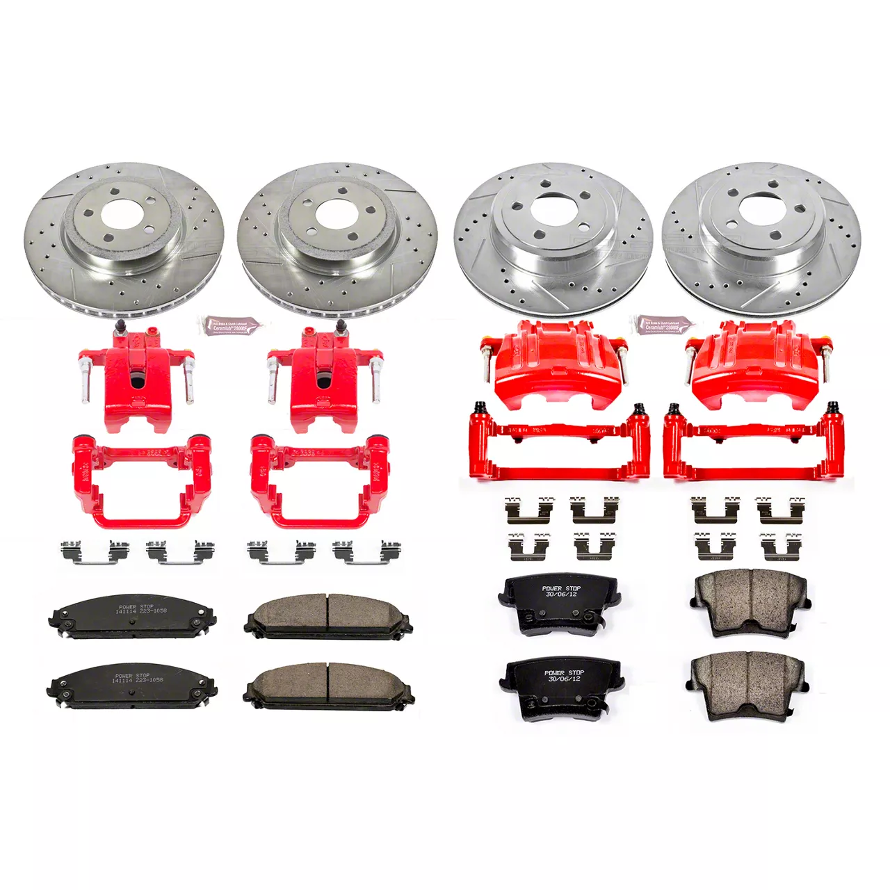 PowerStop Charger Z23 Evolution Sport Brake Rotor, Pad and Caliper Kit