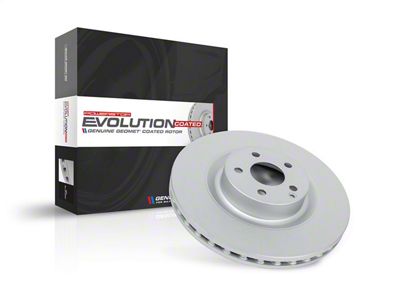 PowerStop Evolution Coated Rotor; Rear (20-25 Corvette C8 Stingray w/ Z51 Brake Package)