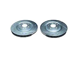 PowerStop Evolution Cross-Drilled and Slotted Rotors; Front Pair (06-13 Corvette C6 427, Grand Sport, Z06 w/o Z07 Brake Package)