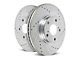 PowerStop Evolution Cross-Drilled and Slotted Rotors; Front Pair (14-19 Corvette C7 Stingray w/ J55 Brake Package)