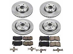 PowerStop OE Replacement Brake Rotor and Pad Kit; Front and Rear (17-19 Corvette C7 Stingray w/ Standard JL9 Brake Package)